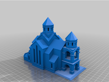 orthodox church - bab al sharqi baghdad iraq3dp 3d print model - Mito3D