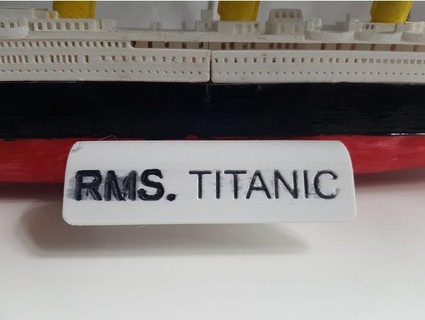 Titanic Stand Küstenkot 3d print model - Mito3D