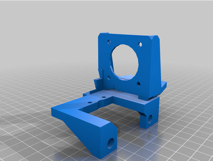arvores azul direto dirigir bmg extrusora tredínio 3d print model - Mito3D