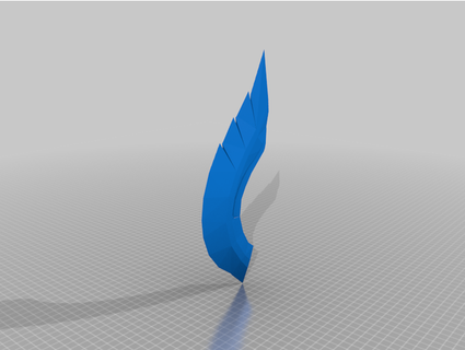 Skyrim bardak savaş balta işaretlendi bıçak ağzı patlama 3d print model - Mito3D