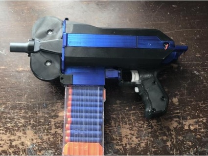 nerf pistolet mikethespike02 3d print model - Mito3D