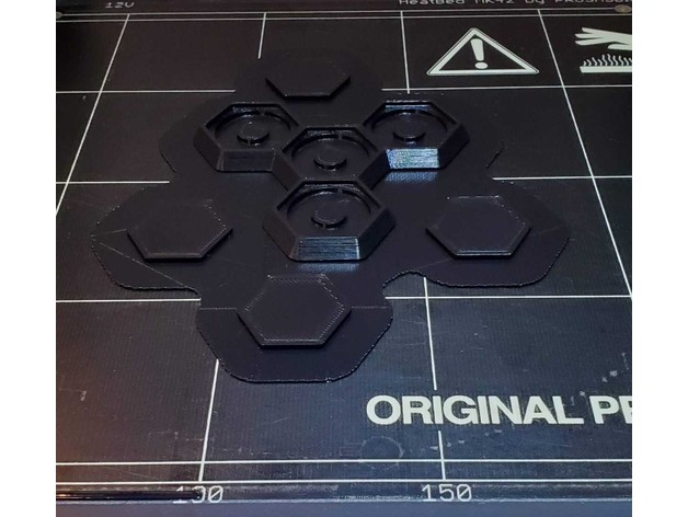 tripé hex base ohioyeti 3D print model - Mito3D