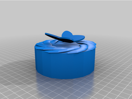 Kuchen Dekor Tabelle ziehen 3d print model - Mito3D