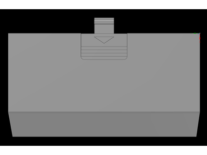 Sony icf 7600d batterie couverture gaine v10 déguisement 3d print model - Mito3D