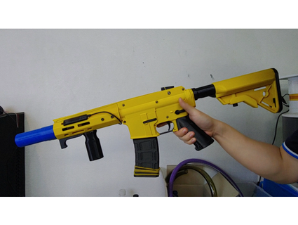 ar15 caucho banda pistola mlok partes compatible guana19 3d print model - Mito3D