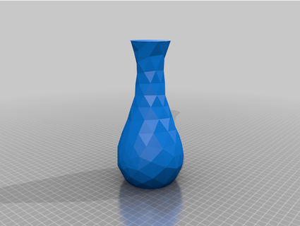 simple low poly vase bostonbowser 3d print model - Mito3D