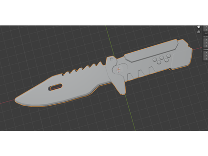 valoroso blastx coltello asahibreez 3d print model - Mito3D