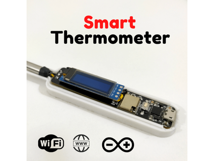 Digital Thermometer v2 neutrino 1 3d print model - Mito3D