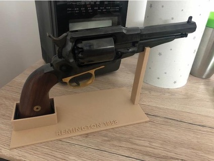 Remington 1858 Stand Monsterpflanze 3d print model - Mito3D
