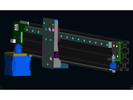 x1 genio lineare direkt montaggio bernando davinchi 3d print model - Mito3D