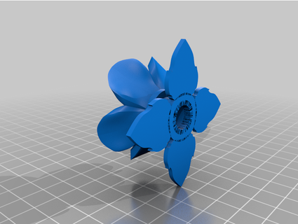 coreano crisantemo auricular carrete pcn3dprinting 3d print model - Mito3D
