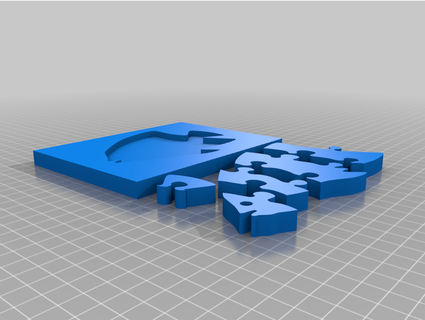 2d puzzle tropical fish pcn3dprinting 3d print model - Mito3D