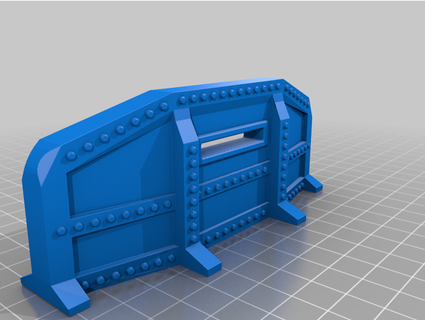 sci fi barreira complicado 3d print model - Mito3D