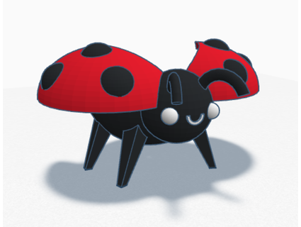 ladybug plant pot mooraayeelz 3d print model - Mito3D