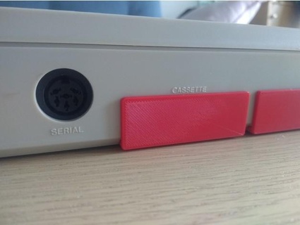 commodore 64c cassette port plug amsuom 3d print model - Mito3D