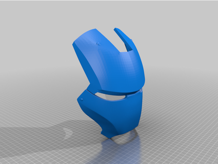 iron man faceplate chris2y 3d print model - Mito3D