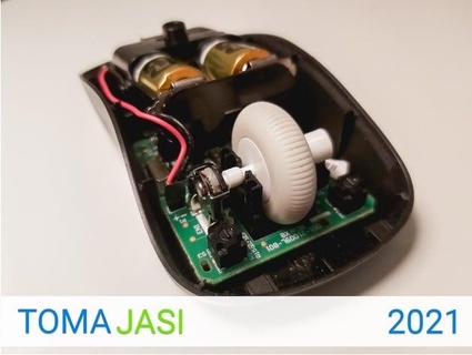 wheel microsoft wireless mouse tomajasi 3d print model - Mito3D