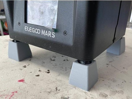 elegoo mars foot extension mark2design 3d print model - Mito3D