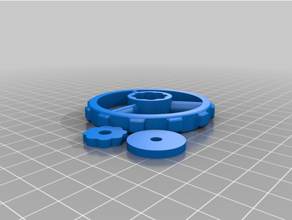 improved ctc a10s amazing & stupidly overcomplicated bed leveling knob assembly faultedlogic  3d print model - Mito3D