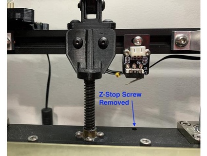 shorter ender 5 upper leadscrew bracket increase bed spring tension docksteaderluke 3d print model - Mito3D