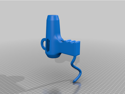 hair dryer bluejorge 3d print model - Mito3D