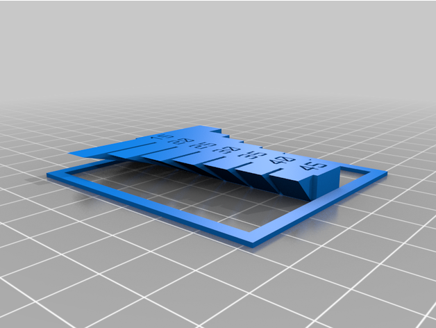 15 45 overhang test bounding box joshuatilton 3D print model - Mito3D