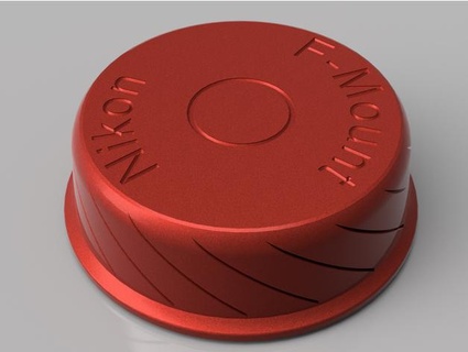 nikon f-mount rear lens cap hoppa 3d print model - Mito3D
