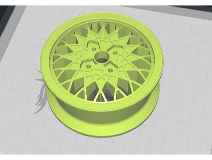 bbs ra inspirado roda opcional pneu chaveiro opção coala zumbi 3d print model - Mito3D
