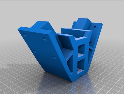 flsun kossel delta completely redesigned frame brackets bearleemadeit 3d print model - Mito3D