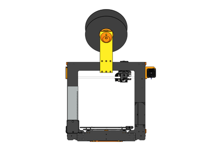 prusa mk3s+ center mount spool holder drewbrewchan 3d print model - Mito3D