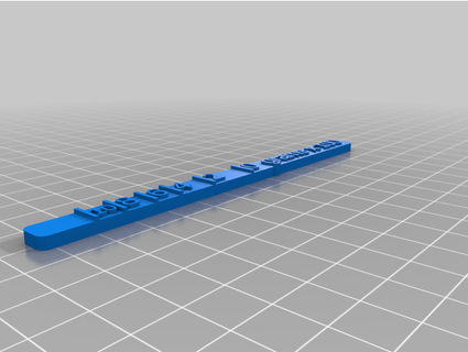 filamento medição bastão homem 3d print model - Mito3D