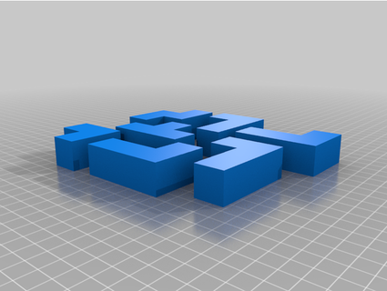 kubisch Puzzle Spiel Diyelectronics 3d print model - Mito3D