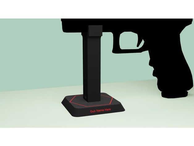 personalizable universal pistola monitor hamolicioso 3D print model - Mito3D
