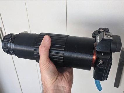 50 150mm variável macro extensão tubo cânone ef s lente sony fe Câmera thenickdude 3d print model - Mito3D