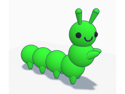 caterpillar mooraayeelz 3d print model - Mito3D