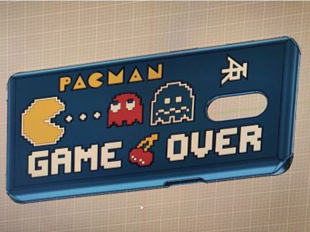 6t pacman caso funda Taprico 3D print model - Mito3D