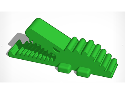 crocodile phone holder mooraayeelz 3d print model - Mito3D