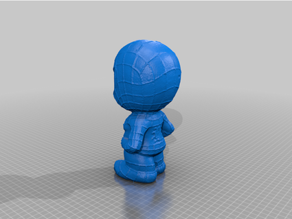 spider-man boy generated revopoint pop 3d print model - Mito3D