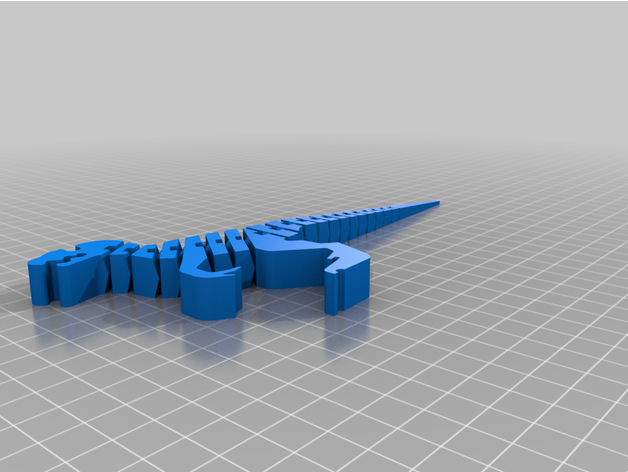 flexi velociraptor porte clés Miferg 3D print model - Mito3D