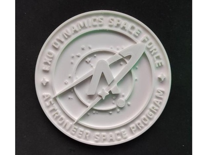 Astroneer Logo glitzer 3d print model - Mito3D