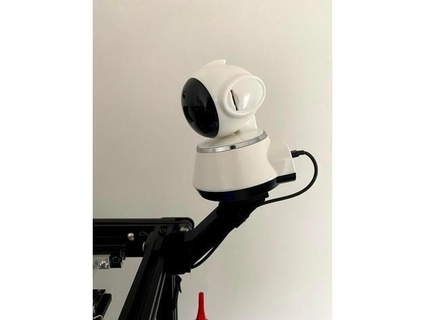 v380 snapfit camera mount creality ender 5 plus solvesoul 3d print model - Mito3D