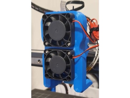 Kingroon kp3s ventilador conducto 95cruzer 3d print model - Mito3D