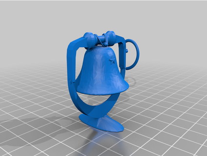 bell yoke swirled handle clapper otternaught 3d print model - Mito3D