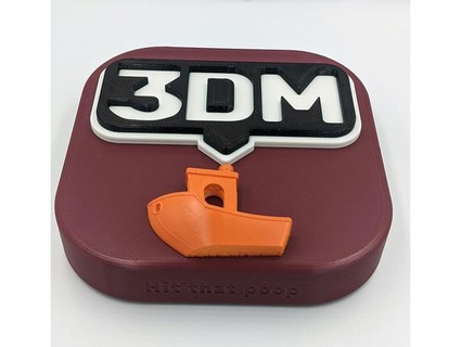 3d erime uyuşmazlık sunucu logo tabak bazen kod 3d print model - Mito3D