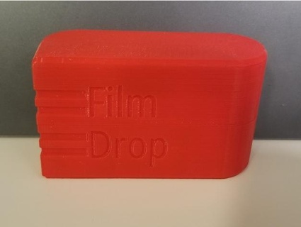 film drop - 35mm case thinbegin 3d print model - Mito3D