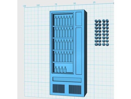 bottle vending mashine - getr nkeautomat 1 14 phila4ever 3d print model - Mito3D