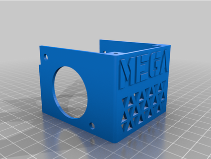 anycubic i3 mega hotend cubierta carcasa funda kms 3d print model - Mito3D