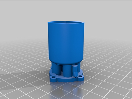 mini water pump 24mm motor docwoelle 3d print model - Mito3D