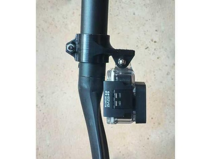 30mm verticale tube Go Pro serrer Stefano panzeri 3d print model - Mito3D