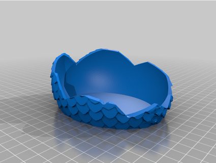 dragon egg tray gurygury98 3d print model - Mito3D